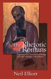 Front cover of The Rhetoric of Romans by Neil Elliott