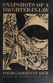 Front cover of Snapshots of a daughter-in-law by Adrienne Rich
