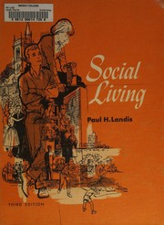 Cover of Social living by Paul Henry Landis