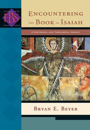 Front cover of Encountering the Book of Isaiah by Bryan E. Beyer