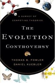Cover of The evolution controversy by Thomas B. Fowler
