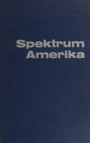 Cover of Spektrum Amerika by Wulf Stratowa