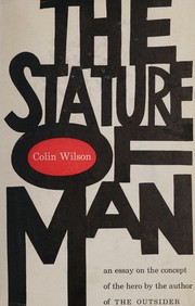 Front cover of The stature of man by Colin Wilson