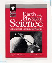 Front cover of Earth and physical science by Mary Ann Christison
