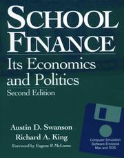 Cover of School finance by Austin D. Swanson