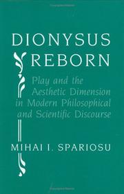 Front cover of Dionysus reborn by Mihai Spariosu