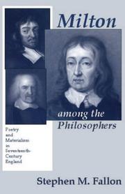 Cover of Milton among the philosophers by Stephen M. Fallon