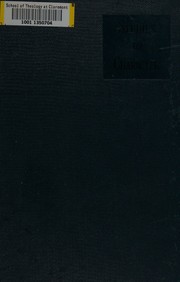 Front cover of Studies of character from the Old Testament by Guthrie, Thomas