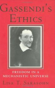 Cover of Gassendi's ethics by Lisa T. Sarasohn
