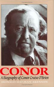 Cover of Conor by Donald Harman Akenson