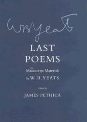 Front cover of Last poems by William Butler Yeats