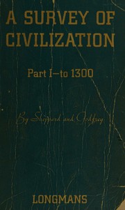 Front cover of A survey of civilization .. by Albert Sheppard