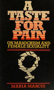 Cover of A taste for pain by Maria Marcus
