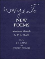 Front cover of New poems by William Butler Yeats