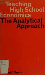 Front cover of Teaching high school economics by Edward C. Prehn