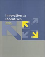Front cover of Innovation and incentives by Suzanne Scotchmer