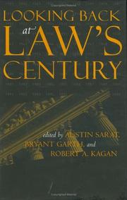 Front cover of Looking Back at Law's Century by Austin Sarat