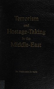 Front cover of Terrorism and hostage-taking in the Middle-East by Walid Amin Ruwayha