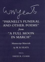 Front cover of Parnell's funeral and other poems from A full moon in March by William Butler Yeats