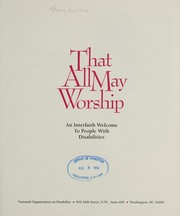 Front cover of That all may worship by Ann Rose Davie