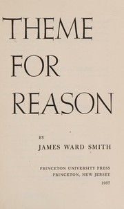 Cover of Theme for Reason by James Ward Smith