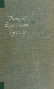 Cover of Theory of experimental inference by C. West Churchman