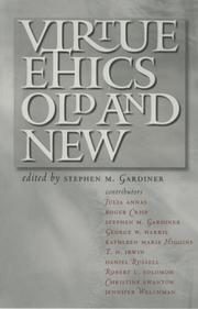 Front cover of Virtue Ethics, Old and New by Stephen M. Gardiner