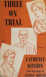 Cover of Three on trial by Laurence Kitchin