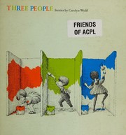 Cover of Three people by Carolyn Wolff