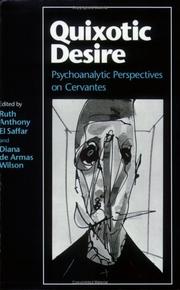 Front cover of Quixotic desire by Ruth S. El Saffar