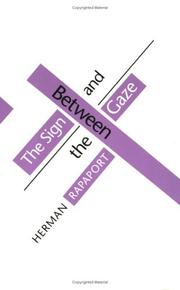 Front cover of Between the sign & the gaze by Herman Rapaport