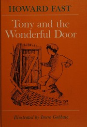 Front cover of Tony and the wonderful door by Howard Fast