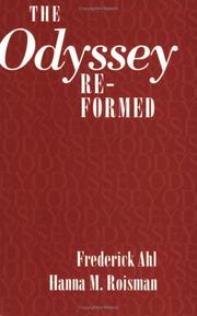 Cover of The Odyssey re-formed by Frederick Ahl