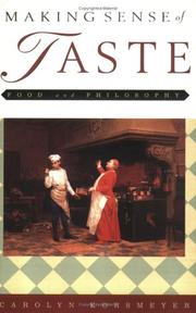 Cover of Making Sense of Taste by Carolyn Korsmeyer