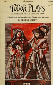 Cover of Tudor plays by Edmund Creeth