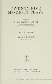 Cover of Twenty-five modern plays by Samuel Marion Tucker