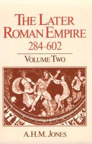 Cover of The later Roman Empire, 284-602 by A. H. M. Jones