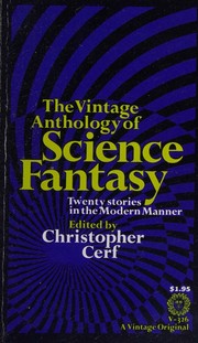 Front cover of The Vintage anthology of science fantasy by Christopher Cerf