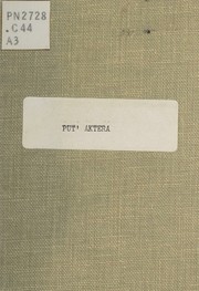 Cover of Putʹ aktera by Michael Chekhov