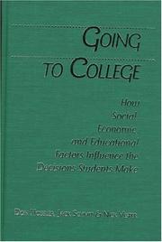 Cover of Going to college by Don Hossler
