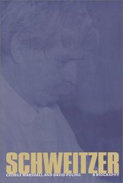 Cover of Schweitzer by George N. Marshall