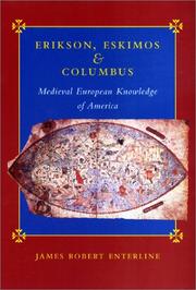 Cover of Erikson, Eskimos & Columbus by James Robert Enterline