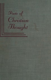 Cover of Poets of Christian thought by Battenhouse, Henry Martin