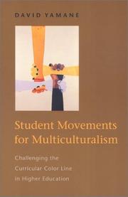 Cover of Student Movements for Multiculturalism by David Yamane