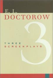 Cover of Three screenplays by E. L. Doctorow
