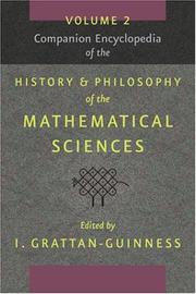 Cover of Companion Encyclopedia of the History and Philosophy of the Mathematical Sciences by Ivor Grattan-Guinness