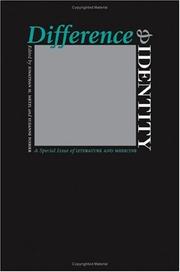 Cover of Difference and Identity by Tara McGann