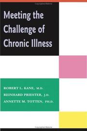 Cover of Meeting the challenge of chronic illness by Kane, Robert L.