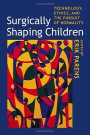 Cover of Surgically shaping children by Erik Parens