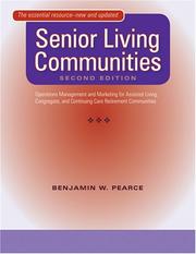 Cover of Senior Living Communities by Benjamin W. Pearce